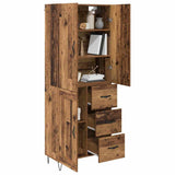 Highboard with Drawer 2 pcs Old Wood Engineered Wood 3415625