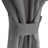 Gazebo with Curtains Round 3.5x2.7 m Anthracite 44762
