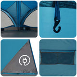 Family Tent 10-Person Blue and Grey 460 x 430 x 214 cm 42004081