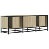 TV Cabinet Sonoma Oak 120x35x41 cm Engineered Wood and Metal 848840