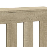 Radiator Cover Sonoma Oak 104x20x82 cm Engineered Wood 852737