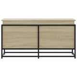 Storage Box with Lid Sonoma Oak 100x40x51.5 cm Engineered Wood 848805