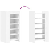 Shoe Cabinet White 52x37.5x100 cm Engineered Wood 848444
