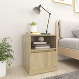 806164 Bed Cabinets 2 pcs Sonoma Oak 40x40x50 cm Engineered Wood