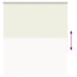 Roller Blind Blackout Off White 125x150 cm Fabric Width 121.6 cm Polyester 4011653
