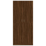 ZNTS Wardrobe Brown Oak 90x50x200 cm Engineered Wood 815356