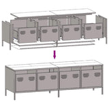ZNTS TV Cabinet Pink 135x39x43.5 cm Cold-rolled Steel 851305