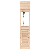 Playhouse with Climbing Wall Solid Wood Pine 3156919