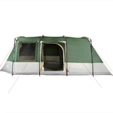 Camping Tent Tunnel 4-Person Green Waterproof 94628