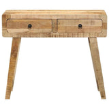 Console Table 90x32x75 cm Solid Wood Rough Mango 4104519