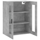 Wall Mounted Cabinet Concrete Grey 69.5x34x90 cm 828496