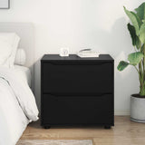 Storage Cabinet 60 x 48 x 57 cm Engineered Wood Black 888828