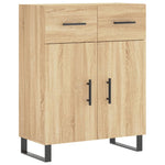 Highboard Sonoma Oak 69.5x34x180 cm Engineered Wood 3198172