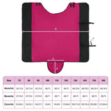 Horse Blanket Pink and Black 165 cm Polyester 42013086