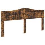 Bed Frame with Drawer Smoked Oak 180 x 200 cm Engineer Wood 3412981