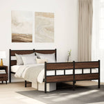 Bed Frame without Mattress with Headboard and Footboard 140x200 cm 4017170