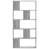 Bookcase 5-Tier Grey Sonoma 80.5x23.5x162.5 cm Engineered Wood 852776