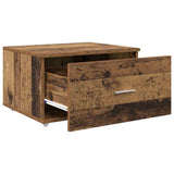 Drawer Cabinet with Wheel Old Wood 55 x 45 x 31 cm 869312