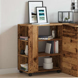 Rolling Cabinet Old Wood 60x35x75 cm Engineered Wood 856656