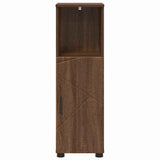 Bathroom Cabinet with Storage Brown Oak 30 x 35 x 95 cm 883321