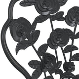 Bistro Chair Set of 2 Black Cast Aluminium Standard 317750