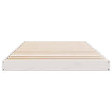 Floor Bed Frame White 80 x 210 cm Solid Pine Wood 869733