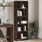 Bookcase Brown Oak 57x28.5x174 cm Engineered Wood 847995