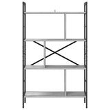 Bookshelf Grey Sonoma 75 x 30 x 123.5 cm Engineered Wood 883967