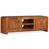 TV Cabinet Solid Wood with Honey Finish 120x30x40 cm 244679