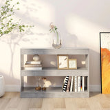 Book Cabinet/Room Divider Concrete Grey 100x30x72 cm 811740