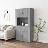 Highboard Grey Sonoma Engineered Wood 3185373