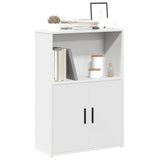 Bookcase White 60x24x85 cm Engineered Wood 860409