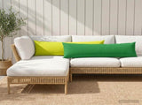 Cushion with Pillow HEERLEN 2 pcs Green Polyester 926244