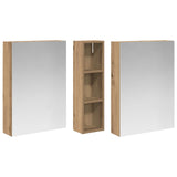 Bathroom Cabinet Set 3 pcs 120 x 14.5 x 70 cm Engineered wood 3403751