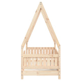 Kids Bed Frame 70x140 cm Solid Wood Pine 834501