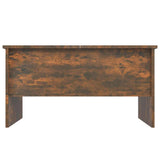 Coffee Table Smoked Oak 80x50x42.5 cm Engineered Wood 819293