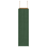 Paper Bags 250 pcs with Handles Green 32x12x42 cm 4101956