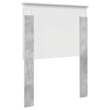 Headboard with Headboard Concrete Grey 75 cm Engineered wood 887828
