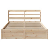 Bed Frame with Headboard without Mattress 120x190 cm Small Double 3306724