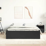 Bed Frame without Mattress Black 120x200 cm 3203853