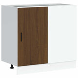 Kitchen Base Cabinet Lyon Brown Oak Engineered Wood 854295