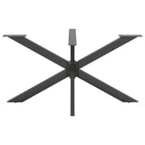Dining Table Leg Spider Shape Anthracite 150x78x cm Steel 4013118