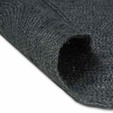 Area Rugs Dark Grey 122 x 183 cm Jute 42010643
