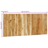 Headboard 120 cm Solid Wood Acacia 4017493