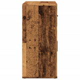 Sideboard Old Wood 80x33x70 cm Engineered Wood 857075