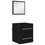 Bathroom Furniture Set with Drawer Black 41 x 38.5 x 48 cm 875694
