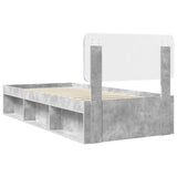 Bed Frame Concerte Grey 90 x 190 cm Solid Pine Wood 3412135