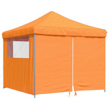 Party Tent Folding Orange 292 x 292 x 315 cm Oxford Fabric 42023573