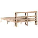 Bed Frame without Mattress 140x190 cm Solid Wood Pine 3305714