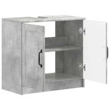 Bathroom Sink Cabinet UTRECHT Concrete Grey 59.5 x 31.5x 59 cm 897668